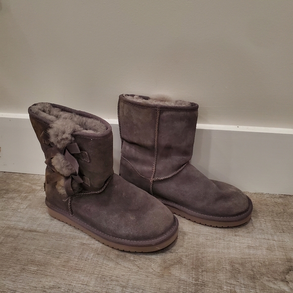 Koolaburra By Ugg Women's Gray Victoria Short Boot Size 6 $100 - Picture 2 of 9